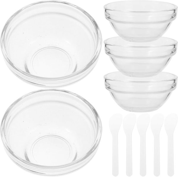 Transparent Glass Mixing Bowls